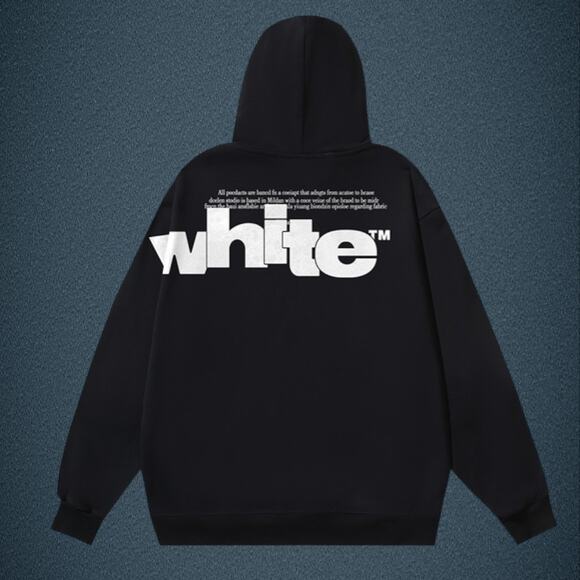 Off-White Black Men's Hoodie - Picture 2 of 4